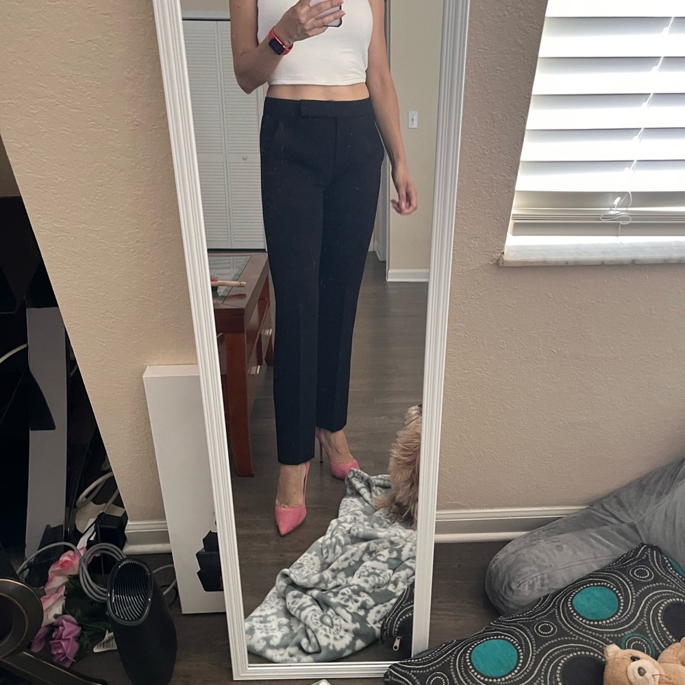 MaxMara Black Straight Leg Pants